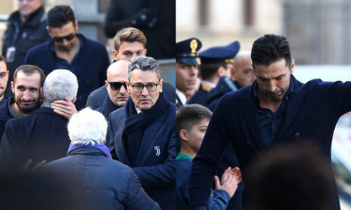 Cả thế giới xúc động trước hình ảnh sao bóng đá và ngàn người hâm mộ đưa tang hậu vệ Italia