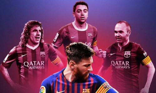 Messi sẽ phá kỷ lục người đeo băng đội trưởng trong màu áo Barca từ vị trí thứ 4