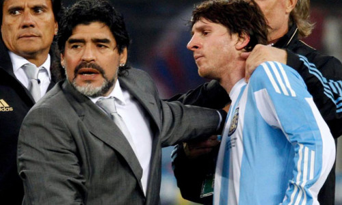 Messi bị Maradona chê không đủ khả năng để làm đội trưởng
